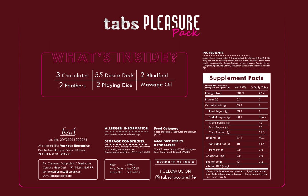 Tabs Pleasure Pack